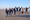 Gruppe von Menschen am Strand